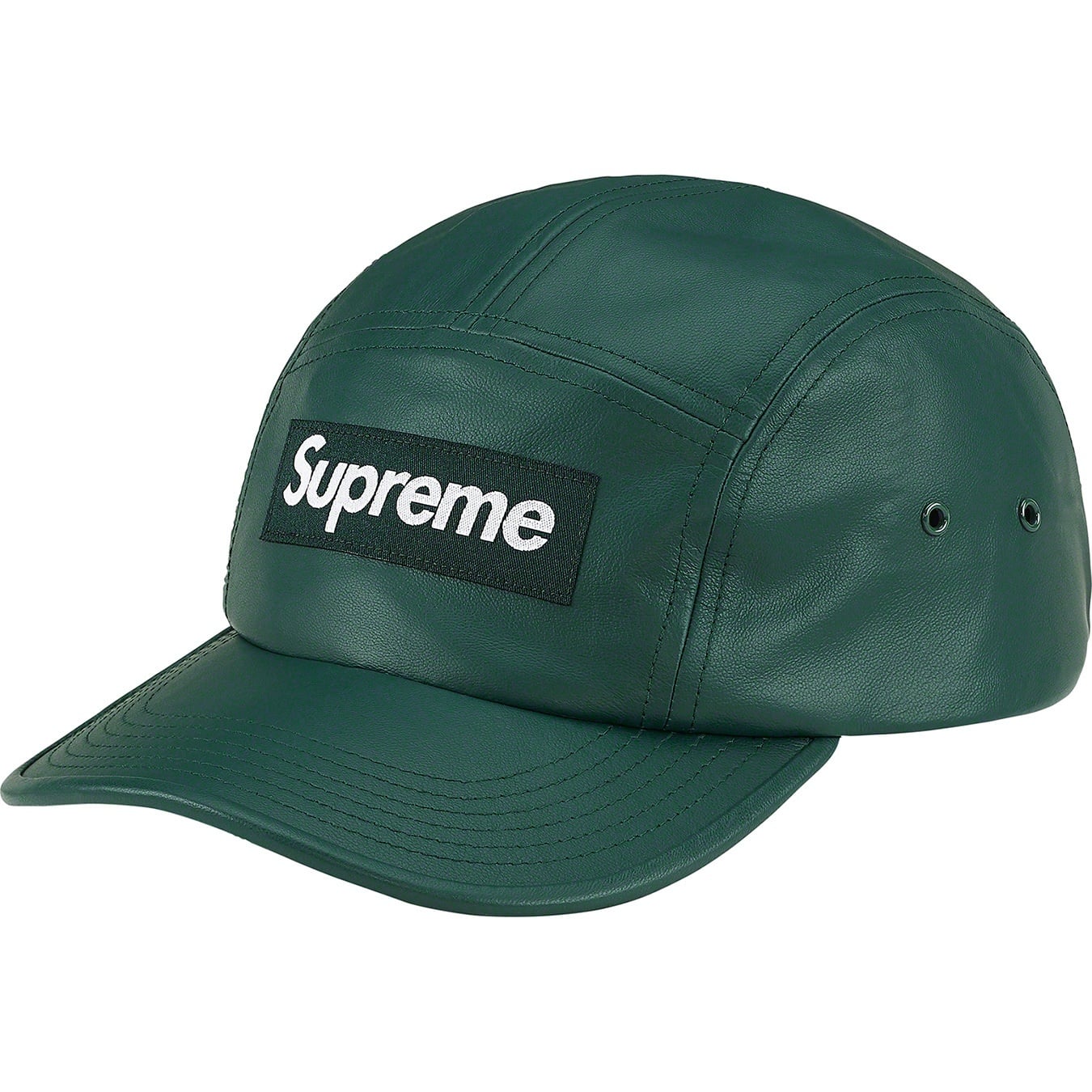 Leather Camp Cap view 6
